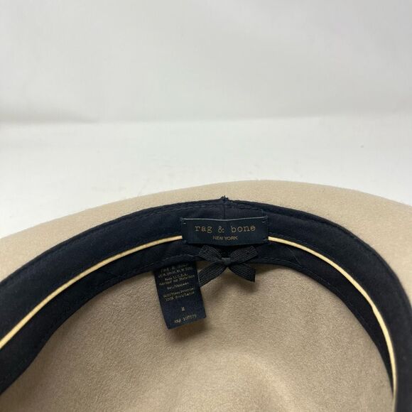 Rag & Bone Womens Floppy Brim Fedora Pecan Brown Medium - Picture 6 of 8